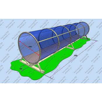 Тоннель спортивный для соревнований по пожарно-прикладному спорту